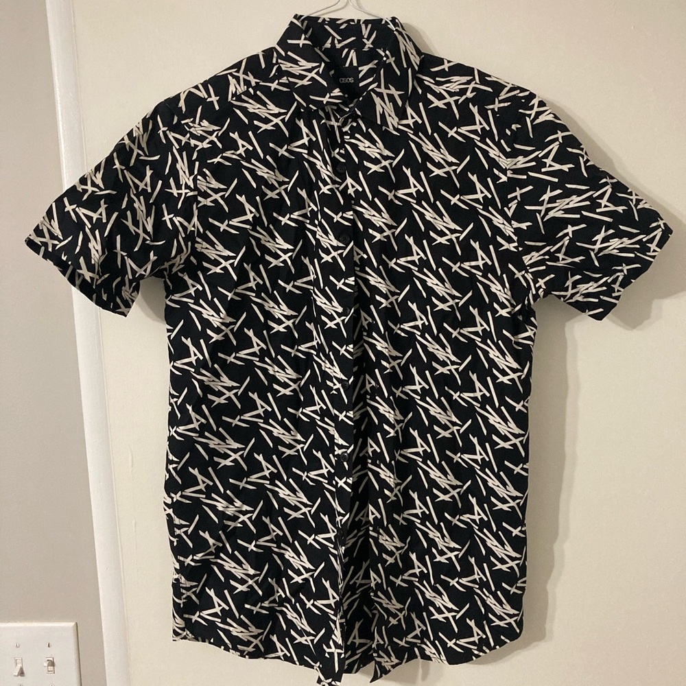 ASOS Men’s Abstract Printed Shirt Size Small